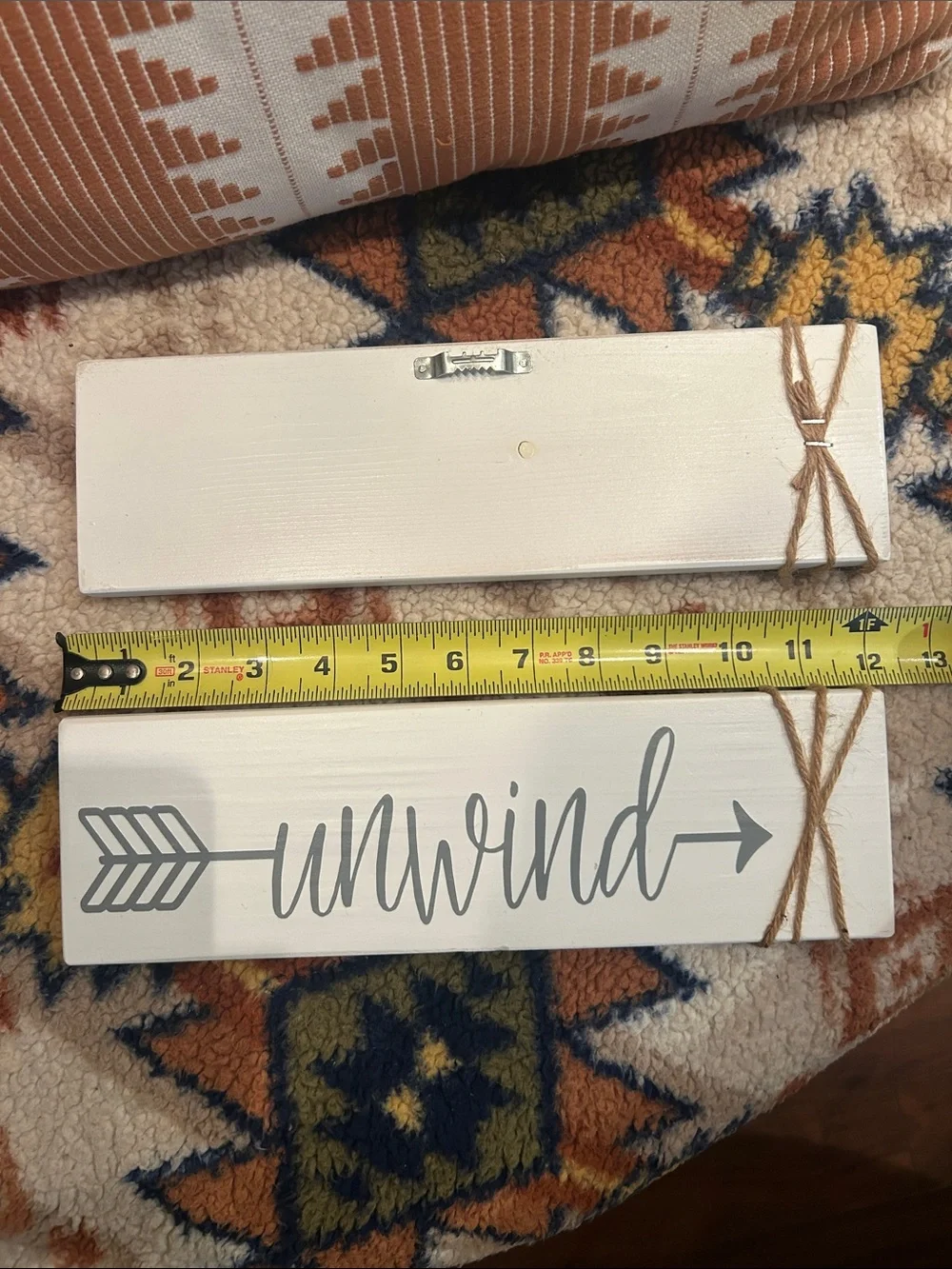 Relax & Unwind Bathroom Wooden Wall Sign Set 🛁